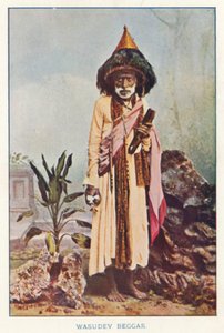 印度原住民：Wasudev Beggar（彩色照片） 作者 印度摄影师