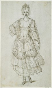A Daughter of the Morn，约 1611 年（纸本笔墨） 作者 伊尼戈·琼斯（Inigo Jones）