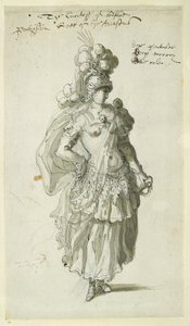 彭忒西勒亚，约 1609 年（纸本笔墨） 作者 伊尼戈·琼斯（Inigo Jones）