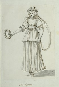 春天（纸上钢笔和墨水 作者 伊尼戈·琼斯（Inigo Jones）