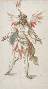 Torchbearer: a fiery spirit (watercolor on paper) 作者 伊尼戈·琼斯（Inigo Jones）
