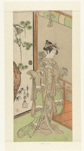 女演员 Onoe Tamizo 作者 一物斋文长