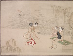 海滨美女c。 1765-1792。 作者 一物斋文长