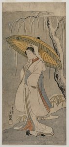 濑川菊之条 II 饰演鹭少女（选自《Ichimura Theater》系列）。