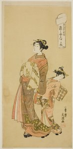 松屋家的宫女素之助，选自 "富士文（折叠情书）"系列 作者 一物斋文长