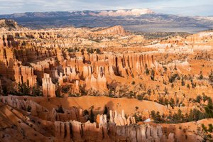 2019年，犹他州布莱斯峡谷国家公园的胡杜斯（Hoodoos）--因侵蚀而形成的尖顶（照片