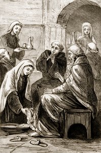 St. Brigit娱乐主教，来自The Trias Thaumaturga，或爱尔兰的三个奇迹工作圣人，由Mary Cusack（1829-99）出版，出版于1890年代