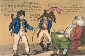 拖鞋中的尿布，1803（手工蚀刻）