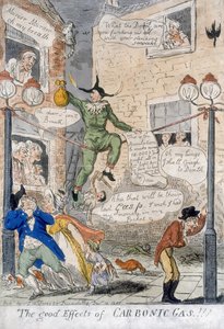 碳酸气体的好效果！，1807（手工彩色雕刻）