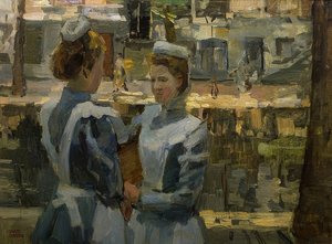 Leidsegracht上的女佣 作者 以撒以色列