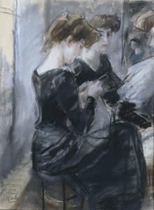 Modistenatelier 作者 Isaac Israels