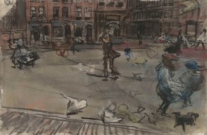 阿姆斯特丹 Dapperplein 的阵风 作者 以撒以色列
