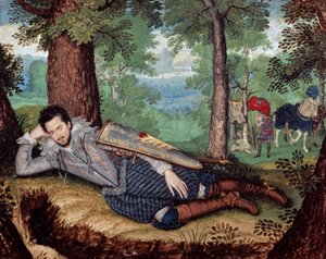 Edward Herbert，Cherbury的第一男爵Herbert，c.1610-14（缩影）