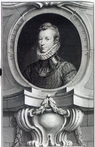 菲利普·西德尼爵士，由雅各布·胡布拉肯（Jacobus Houbraken）于1743年刻 作者 艾萨克·奥利弗（Isaac Oliver）