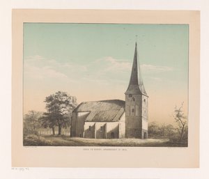 埃门教堂景观
埃门教堂，1855 年拆除（标题见实物） 作者 艾萨克·赖恩德斯 Sz.