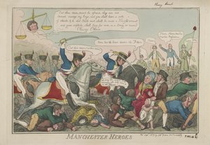 曼彻斯特英雄联盟（1819） 作者 艾萨克·罗伯特·克鲁克香克