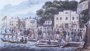 考斯的长廊，1825年 作者 艾萨克·罗伯特·克鲁克香克