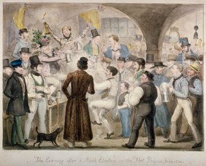 舰队监狱模拟选举后的晚上，1835年6月