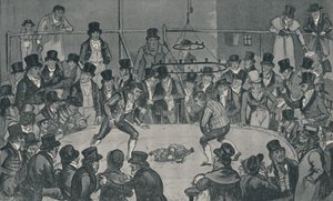 在皇家驾驶舱，1821年，1920年。艺术家：艾萨克·罗伯特·克鲁克申克，乔治·克鲁克申克。 作者 以撒，罗伯特和乔治·克鲁克香克