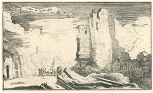 亚尔斯维尔德城堡，1672 年被法国人摧毁
亚尔斯维尔德城堡（标题见实物）
乌得勒支省被法国人于 1672 年摧毁的村庄和城堡的十三幅插图系列（系列标题） 作者 艾萨克·索瑞斯