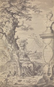 《城镇与乡村》杂志 - 1769 年卷首插画（第 1 期，因此没有卷号）