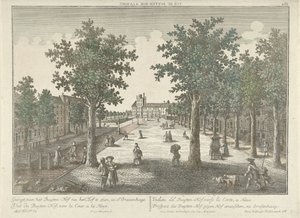 海牙的布伊滕霍夫景观
Vuë du Buyten-Hof, a la Haye.(物品上的标题） 作者 艾萨克·范哈斯特