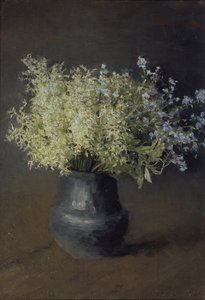 野紫罗兰和勿忘我，1889年