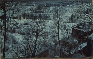 冬季风景，1917年 作者 伊萨克·伊斯莱耶维奇·布罗茨基