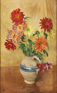 菊花（布面油画）