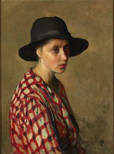 农家女（布面油画）