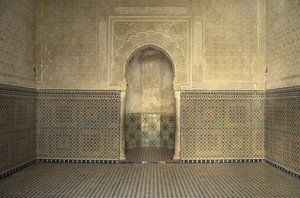 Sidi Bou Medine的Madrasa，祈祷大厅 作者 伊斯兰学校