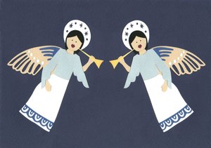 小天使，2014 年（剪纸）