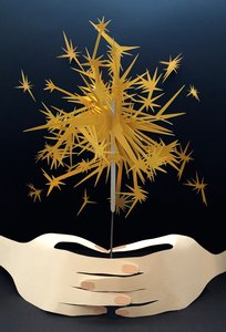 点亮黑夜，2016（纸） 作者 伊莎贝尔·巴伯