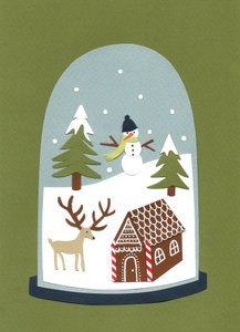 雪球，2014 年（剪纸）