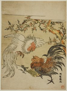 树下斗鸡 作者 oda田K