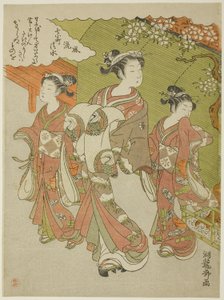 小野之小町参拜清水寺，选自《时尚七小町》系列 作者 oda田K