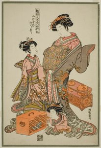 山口屋的 Oshu，选自 "时装模特 "系列：如嫩叶般清新的新设计（桧潟若花之初音）" 作者 oda田K