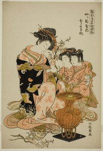 Yotsumeya 的 Sayoginu，选自 "时尚模特 "系列：如嫩叶般清新的新设计（雏形若菜初叶）"系列中的作品 作者 oda田K
