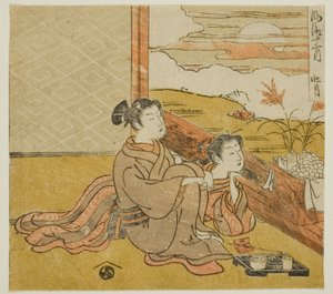第八个月（Sogetsu），选自 "时尚十二个月（Furyu juni tsuki）"系列 作者 oda田K