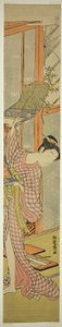 挂画的年轻女子 作者 oda田K