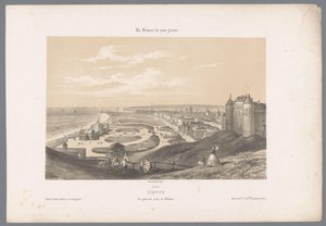 从城堡俯瞰迪耶普
迪耶普。Vue générale prise du Château（文物标题）
当代法国（系列名称）
今天的法国（文物上的系列名称） 作者 弗里克兄弟