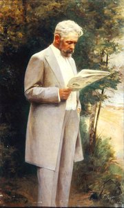 作者Nikolay G. Garin（1852-1906）1905的肖像
