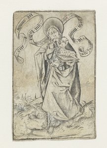 福音书作者约翰 作者 以色列·范·麦肯纳姆（Israhel van Meckenem）