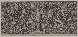 情人之舞装饰品 作者 以色列·范·麦肯纳姆（Israhel van Meckenem）