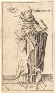 圣多米尼克 作者 以色列·范·麦肯纳姆（Israhel van Meckenem）