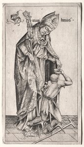 圣马丁 作者 以色列·范·麦肯纳姆（Israhel van Meckenem）