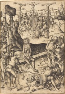 耶稣受难记 作者 以色列·范·麦肯纳姆（Israhel van Meckenem）