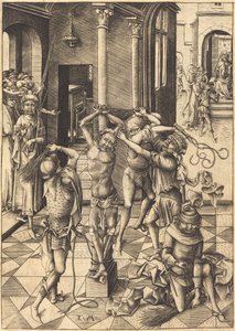 鞭刑 作者 以色列·范·麦肯纳姆（Israhel van Meckenem）