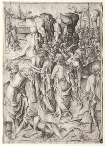 耶稣受难记  被俘虏的基督 作者 以色列·范·麦肯纳姆（Israhel van Meckenem）