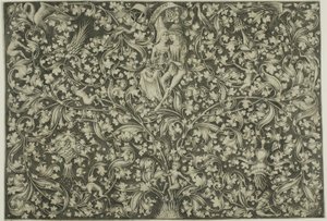 双人情人装饰板 作者 小艾希拉（Israhel van Meckenem）